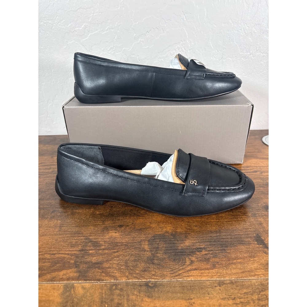 Franco Sarto Faris Black SY Loafers Womens 11 M G2591S1003 Flat Slip On Shoes